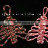 Handmade Weave Paracord / Rope Hot Toys for Christmas 2015 Wholesale 550lb 7 Strands Paracord Christmas Decorations