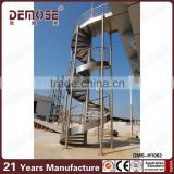 stainless steel round stairs /outdoor stairs price