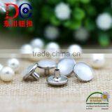 Silver Button Metal Fastenings for Clothes With Inlaided Diamond,Snap Fastener for Coat thumbnail-6