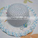 Professional Manufacturer Best Quality Wheat Straw Hats for Kids thumbnail-3