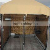 iron fence dog kennel with tent