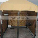 Iron Fence Dog Kennel With Tent thumbnail-1