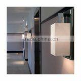 0814-5 Polished Chrome Reflector Bevelled Mirror Shade White Cotton Wall Light for Hotel Corridors Aisle Wall thumbnail-6