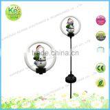 Snowman Season Lawn Stainless Steel LED Solar Light thumbnail-1