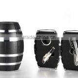 Oak Barrels Shaped Wine Gift Set Bar Accessories Bottle Opener Corkscrew Wine Tools Bottle Opener Set thumbnail-1