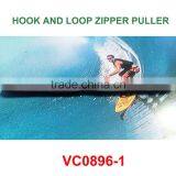 Newest Arrival Embossed Hook and Loop Zipper Pulls Cuff Tabs thumbnail-3