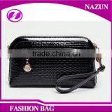 Small Size Shiny PU Leather Lady Bags Messenger Bags Clutch Handbags thumbnail-3
