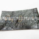 Die Cut Custom Logo Crinkle Fake Leather Patch thumbnail-2