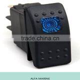 Waterproof With Light On/Off Boat Marine SPST 3 Blue LED Rocker Switch thumbnail-3