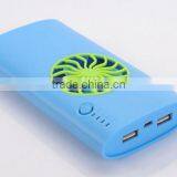 Hot Selling Smart Phone Charger Fan Power Bank With Logo Printing High Quality 7800mAh Power Bank thumbnail-2