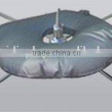 Outdoor Beach Flag Pole , 3.5 m Tear Drop Flying Banner Stand With Cross Base and Water Tank thumbnail-3