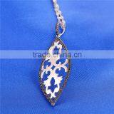 Fashion 925 Silver Flower Earring Pendant Jewelry Set E003 thumbnail-3
