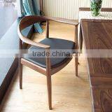 The Kennedy President Election Replica Wood Hans Wegner Chair Designer Wood Dining Chair thumbnail-3