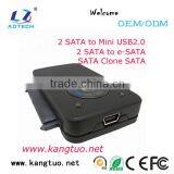 Portable Design 2.5''/3.5'' SATA E-SATA Usb to Sata Power Adapter 12v 5v