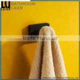 Customized Luxury Bathroom Design Zinc Alloy Soft Feeling Bathroom Sanitary Items Wall Mounted Double Robe Hook