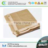 6' x 8' DESERT TAN MESH SCREEN SHADE TARP w/ Grommets,Derset Sun Shade Mesh Tarps thumbnail-1