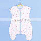 70% Bamboo 30% Cotton Infant Baby Straddle Sleeping Bag for Summer thumbnail-1