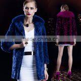 Fashion Mink Fur Coats With Fox Collar Jackets thumbnail-4