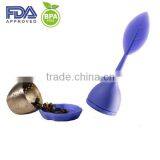 FDA Standard Silicone Loose Tea Leaf Strainer Herbal Spice Infuser Filter Diffuser