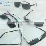 High Quality Optical Frame Clip on Sunglasses ,foldable Polarized Clip on Sunglasses