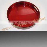 Round Acrylic Drink Service Tray/ Acrylic Dust Cover/ Acrylic Serving Tray thumbnail-5