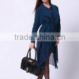 2016 PRETTY STEPS Winter Collections Plus Size Fashion Slim Navy Short Jacket for Woman Casual Coat Casacos thumbnail-4