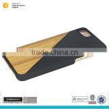 Wood Bamboo Combination Phone Case Leather Case for Iphone 7 thumbnail-5