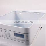 Laundry Machine Shaped washing Powder Tin Container Metal Storage Box thumbnail-5