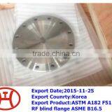 ASTM A182 F51 RF Blind Flange ASME B16.5 thumbnail-1