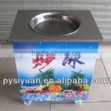 2014 Newly CE Certification Commercial Stainless Steel Double Pans Fried Ice Cream Machine for Home Use