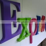 adhesive brand sign 3d board
