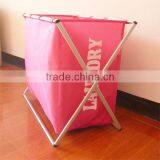 Home Double Frame Laundry Separate Hamper, Folding Laundry Basket, Laundry Separator Hamper thumbnail-4
