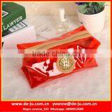 Red Makeup Bag With Custom Logo thumbnail-1