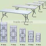 2017 Hot Sale 7 Foot Blow Molding Cheap Outdoor Portable Plastic Folding Table thumbnail-1