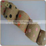 Hot Sale Color Dot Jute Ribbon/natural Jute Ribbon/The Jute Ribbon of Environmental Protection thumbnail-6