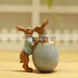 Resin Kissing Rabbit Figurines Wedding Favors and Gifts for Guest thumbnail-2