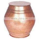 Embossed Bronze Drum Table thumbnail-3