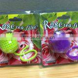 Silicone Rose Design Tea Leaf Strainer Teapot Filter thumbnail-5