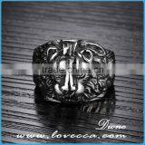 Wholesale Men Jewellery Animal Lion Ring Stainless Steel Men thumbnail-3