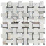 High Quality Calacatta Marble Honed Mosaic For Bathroom/Flooring/Wall Etc & Mosaic Tiles On Sale With Low Price thumbnail-1