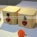 Eco-friendly Wood Locked Storage Box thumbnail-1