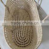 Hot Sell Handmade Maize Baby Moses Basket High Quality Baby Carry Basket thumbnail-2