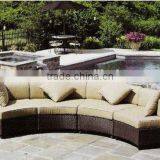 2015 Husen 5 Pieces Stylish Outdoor Wicker Garden Sofa Set