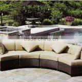 2015 Husen 5 Pieces Stylish Outdoor Wicker Garden Sofa Set thumbnail-1