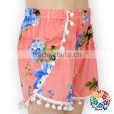 Tassel Floral Tribal Bohemian Hot Casual Beach Pom Pom Shorts Baby thumbnail-4