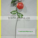 YS2015A218 Spring Fruit Series Peach Apple Pearl Watermelon Orange Wrought Iron Garden Stake thumbnail-2
