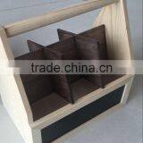 Custom Logo Printing Color Wooden Beer Carrier,Wood Bottle Carrier,Wooden Bottle Holder thumbnail-1