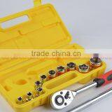 13pcs Socket Set Ratchet Wrench (1/2" ) CRV Tools Set for Auto Repair thumbnail-2
