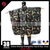 2017 Custom Printed PVC Rain Ponchos Military Raincoat thumbnail-3