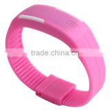 Cheap Fashion LED Lady Digital Watch Sport Plastic Watch Strap 2016